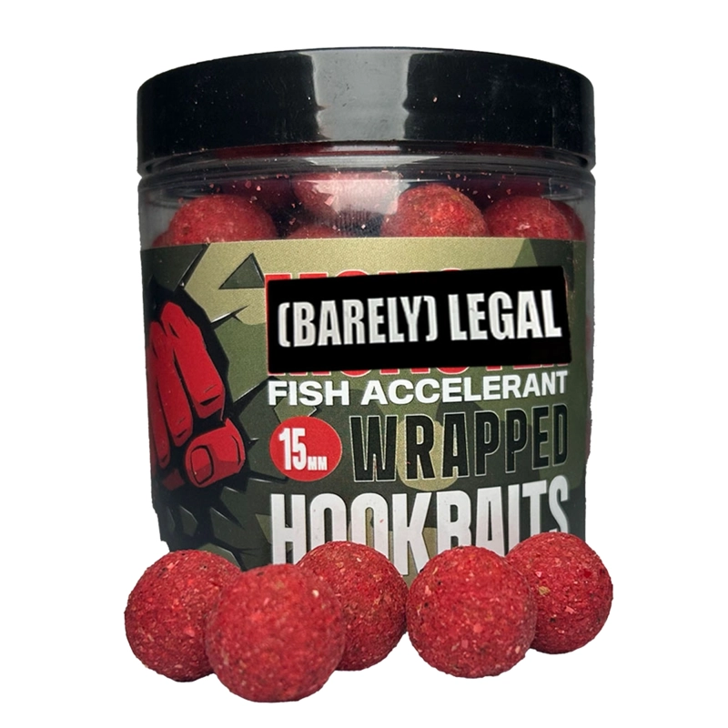 Fjuka Carp Fish Accelerant Wrapped Hookbaits 15mm
